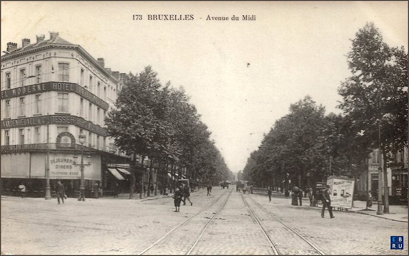 L'avenue de Stalingrad d'antan - 1000 Bruxelles - Pentagone