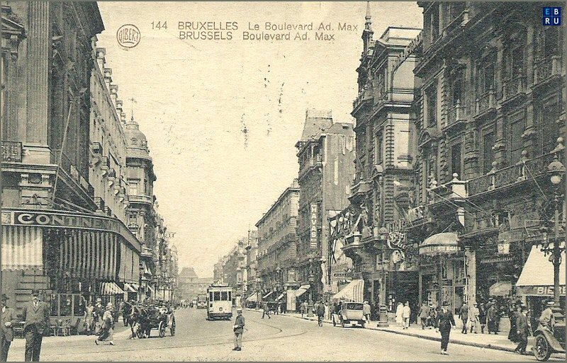 Le boulevard Adolphe Max d'antan - 1000 Bruxelles - Pentagone