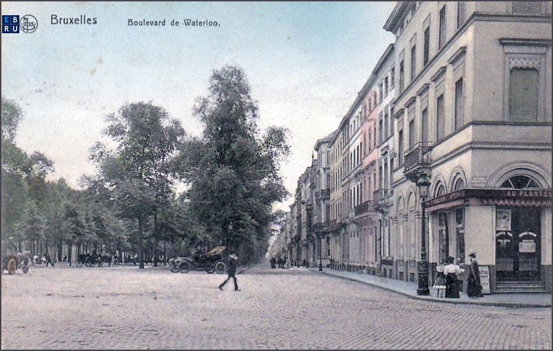 Le boulevard de Waterloo d'antan - 1000 Bruxelles - Pentagone