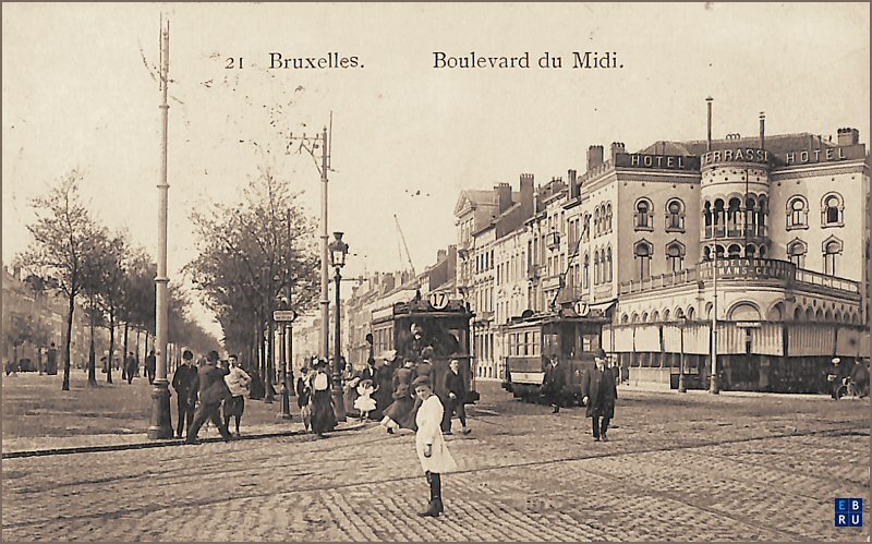 Le boulevard du Midi d'antan - 1000 Bruxelles - Pentagone