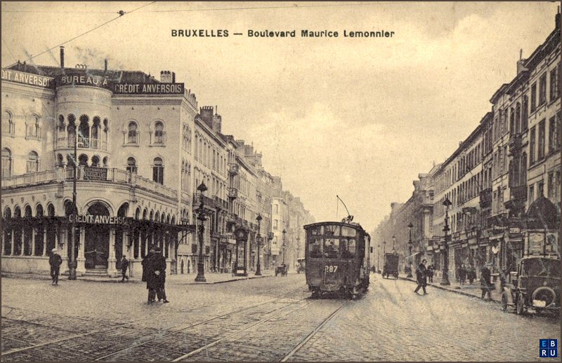 Le boulevard Maurice Lemonnier d'antan - 1000 Bruxelles - Pentagone