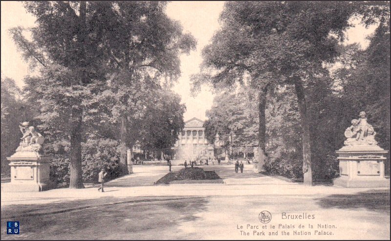 La parc de Bruxelles d'antan - 1000 Bruxelles - Pentagone