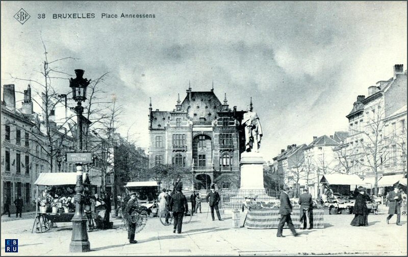 La place Anneessens d'antan - 1000 Bruxelles - Pentagone