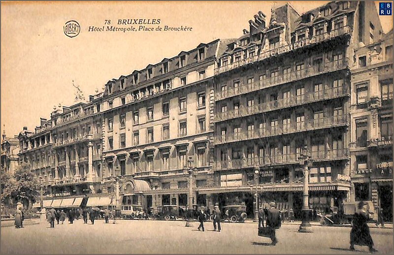 La place De Brouckre d'antan - 1000 Bruxelles - Pentagone