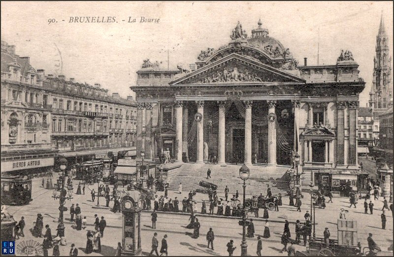 La place de la Bourse d'antan - 1000 Bruxelles - Pentagone