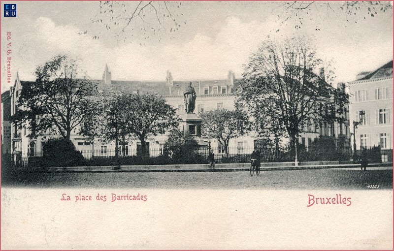 La place des Barricades d'antan - 1000 Bruxelles - Pentagone