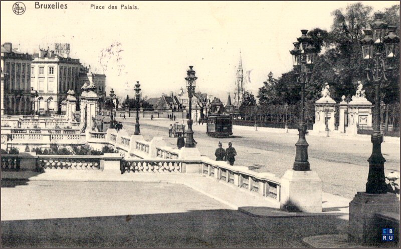 La place des Palais d'antan - 1000 Bruxelles - Pentagone