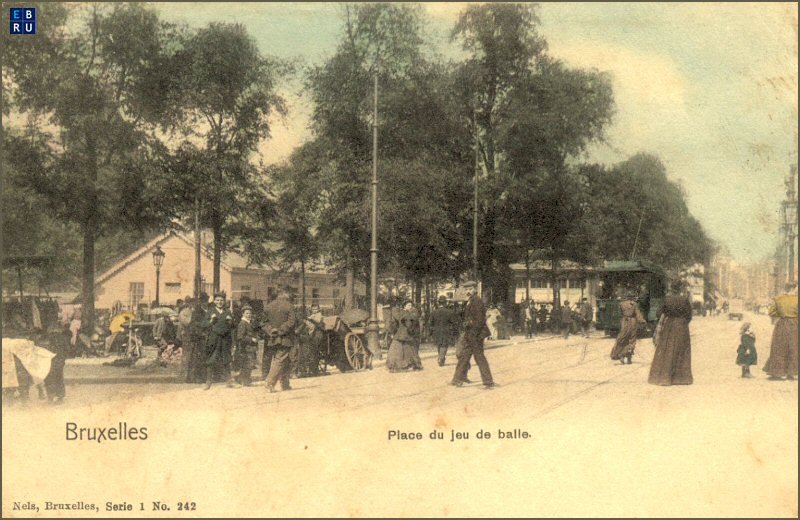 La place du Jeu de Balle d'antan - 1000 Bruxelles - Pentagone