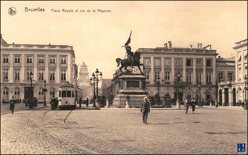 La place Royale d'antan - 1000 Bruxelles - Pentagone