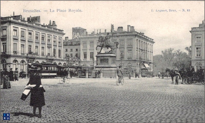 La place Royale d'antan - 1000 Bruxelles - Pentagone