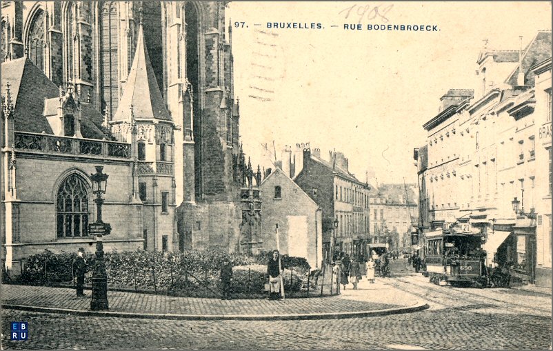 La rue Bodenbroek d'antan - 1000 Bruxelles - Pentagone
