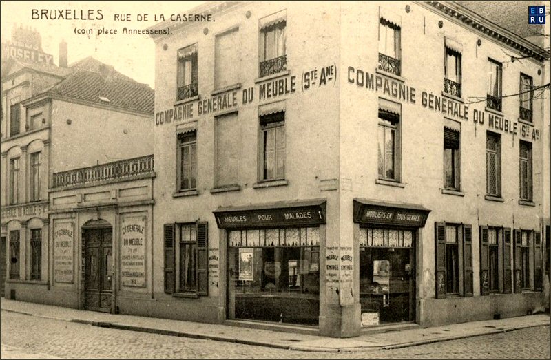 La rue de la Caserne d'antan - 1000 Bruxelles - Pentagone