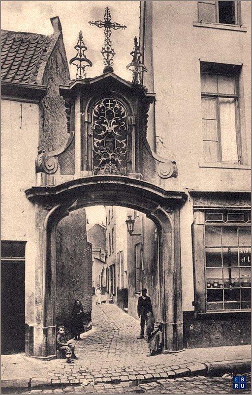 La rue de la Cigogne d'antan - 1000 Bruxelles - Pentagone