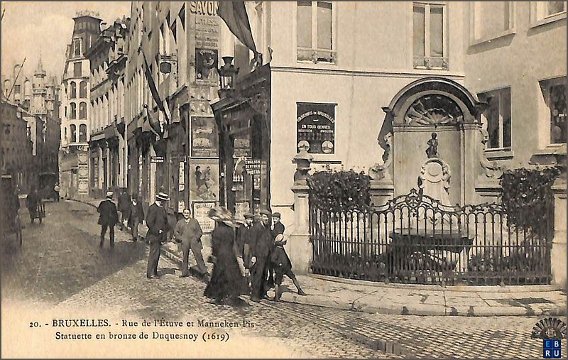 La rue de l'tuve d'antan - 1000 Bruxelles - Pentagone