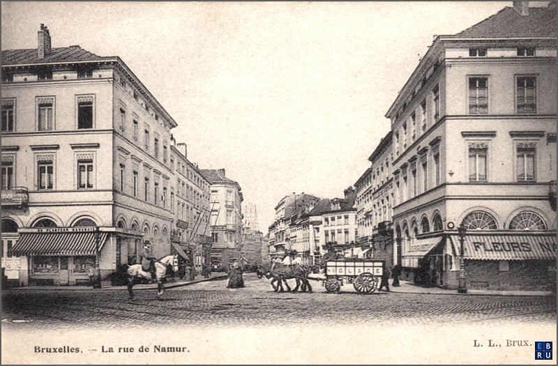 La rue de Namur d'antan - 1000 Bruxelles - Pentagone