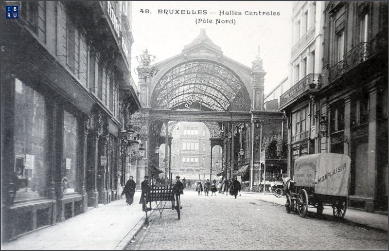 La rue des Halles d'antan - 1000 Bruxelles - Pentagone