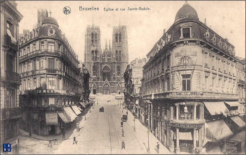 La rue Sainte-Gudule d'antan - 1000 Bruxelles - Pentagone