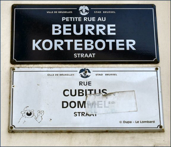 La petite rue au Beurre - rue Cubitus - 1000 Bruxelles - Pentagone
